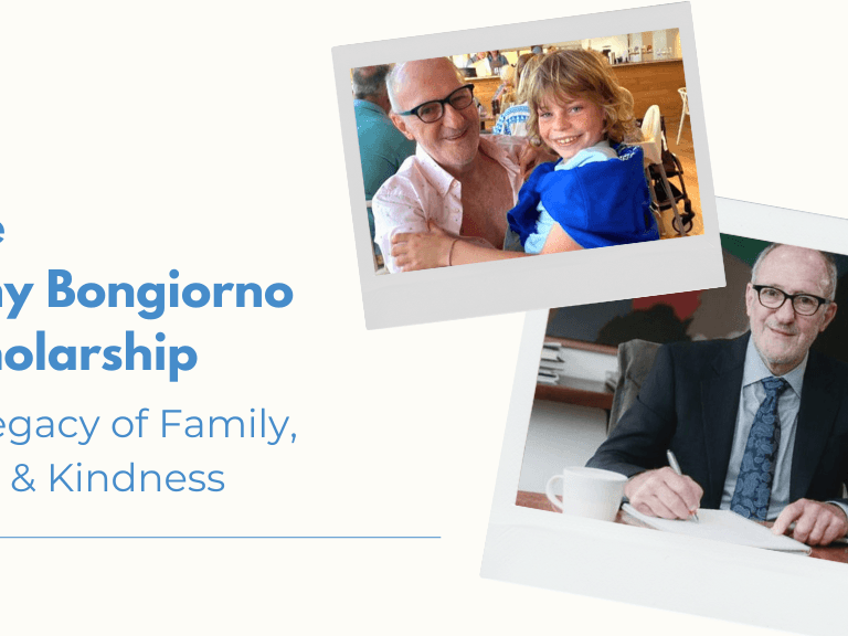 The Tony Bongiorno Scholarship: A Legacy of Family, Fun & Kindness Blog Header Tony Bongiorno uai